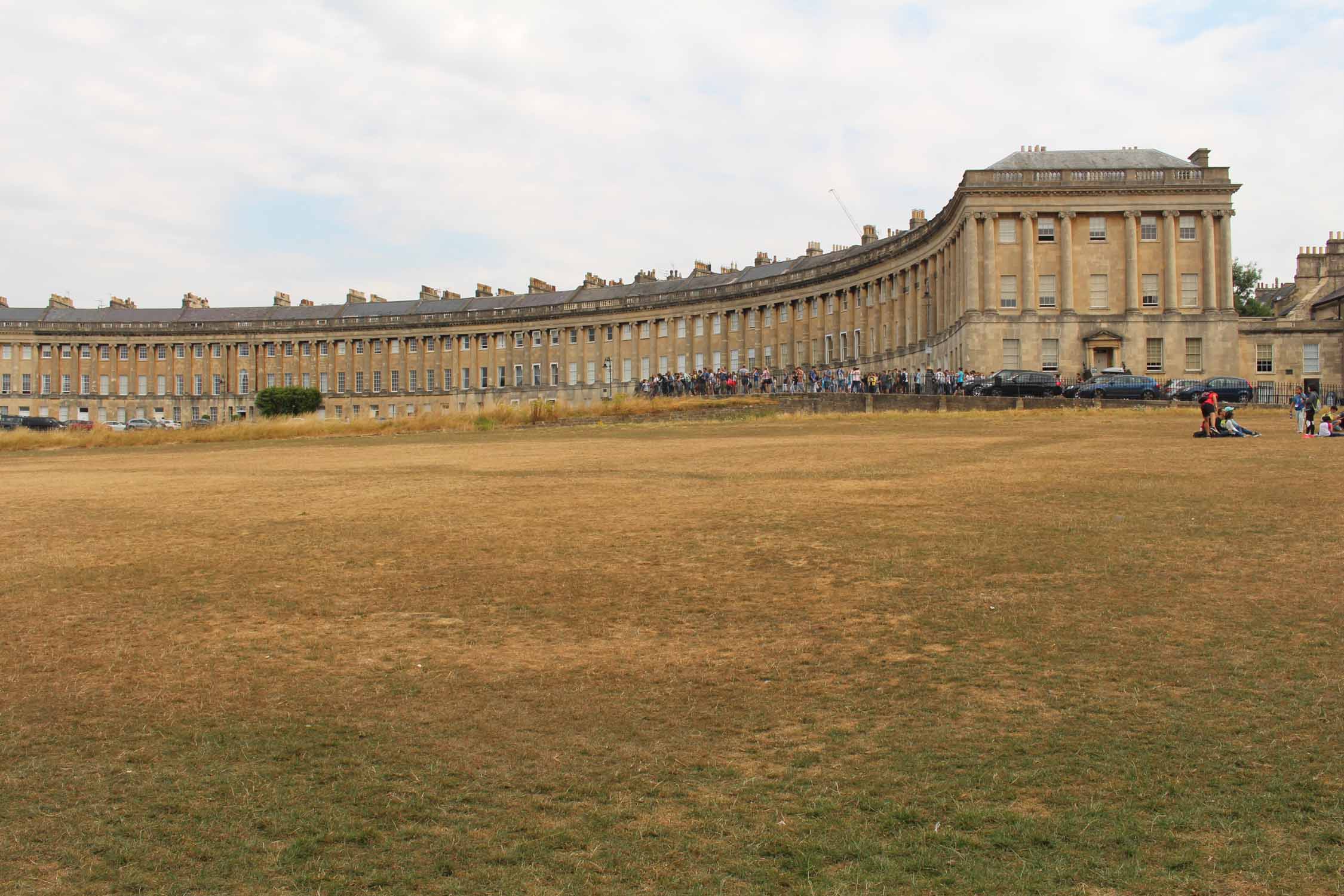 Angleterre, Bath, place Royal Crescent