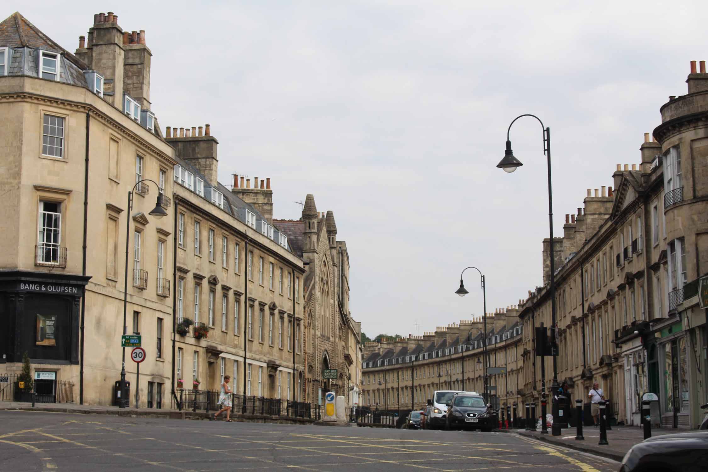 Angleterre, Bath, rue typique