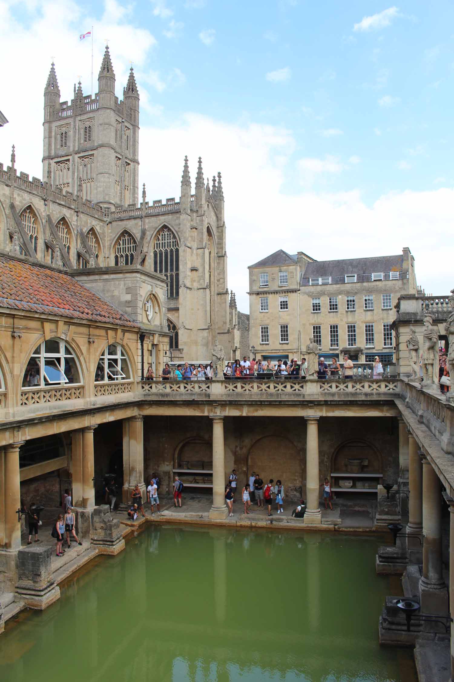 Angleterre, Bath, bains romains, cathédrale