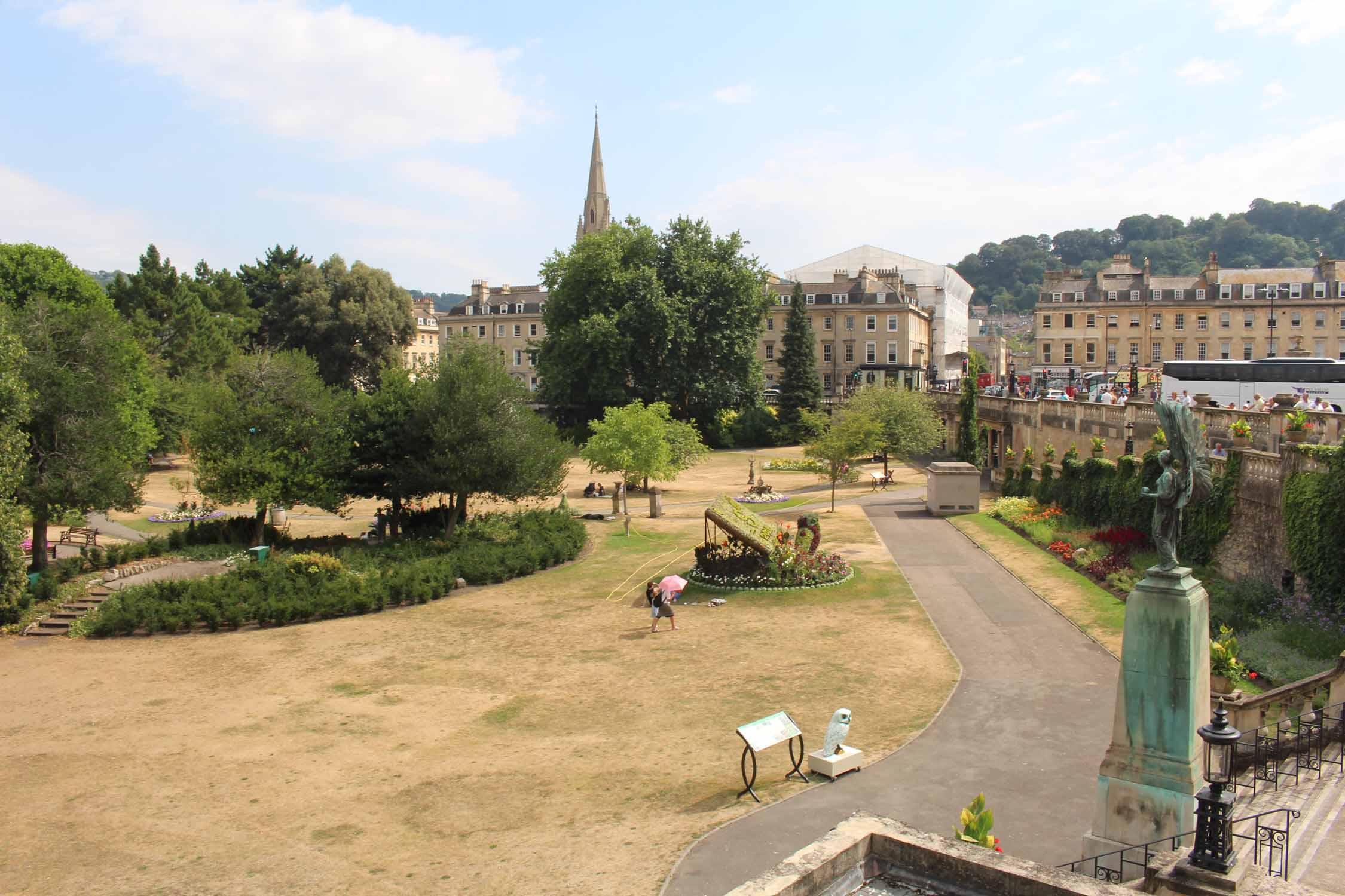 Angleterre, Bath, Parade Gardens