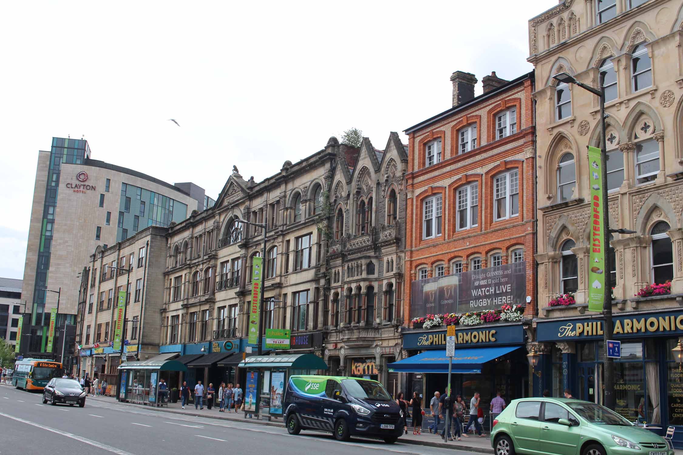 Pays de Galles, Cardiff, rue Saint Mary