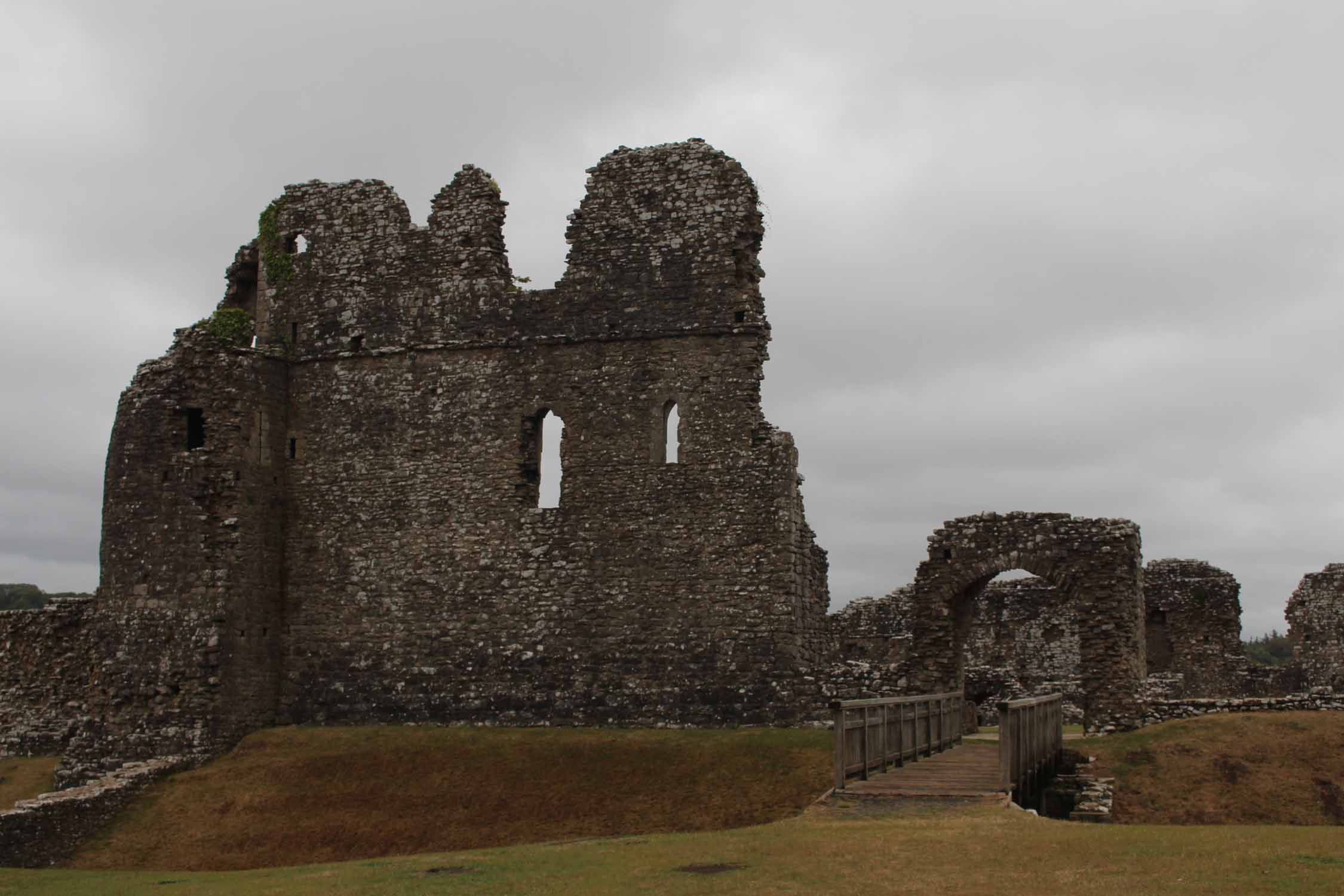 Pays de Galles, château d'Ogmore