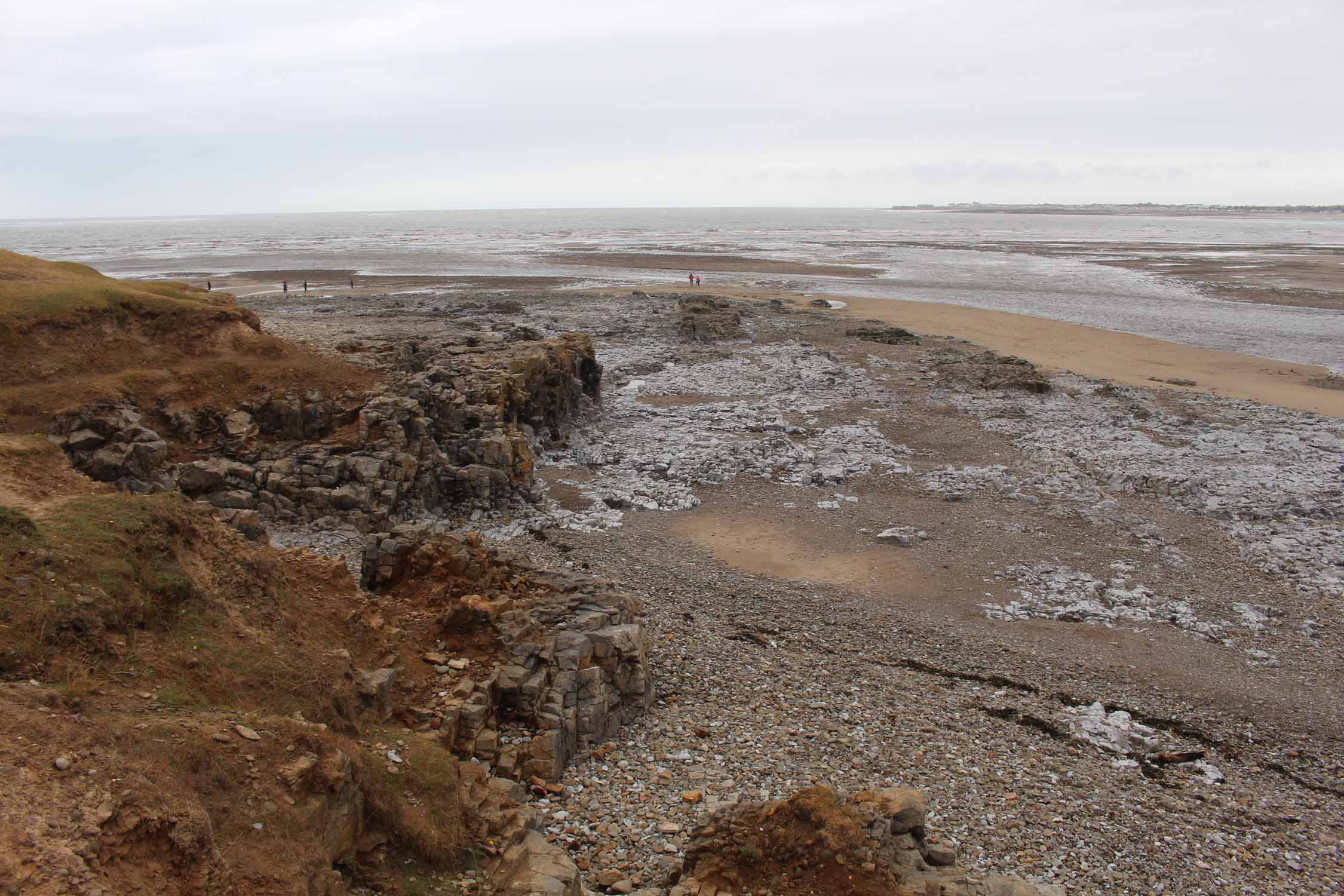 Pays de Galles, Ogmore-by-Sea, plage