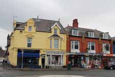 Pays de Galles, Pwllheli, maisons color&eacute;es