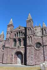 Pays de Galles, cath&eacute;drale St-Davids, fa&ccedil;ade