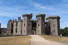 Pays de Galles, ch&acirc;teau de Raglan