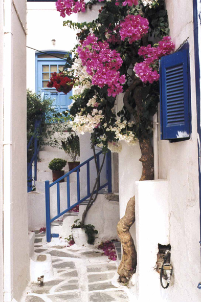 Parikia, Paros, ruelle