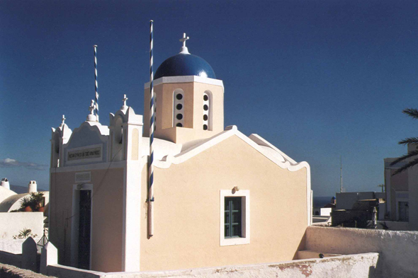 Oia, église, Santorin