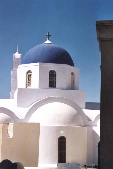 Santorin, village de Pyrgos