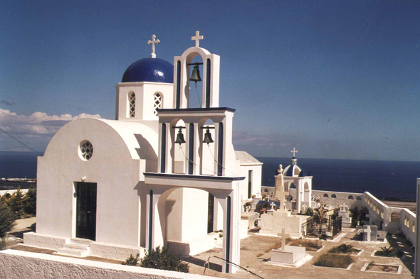 Santorin, Mesa Gonia, église