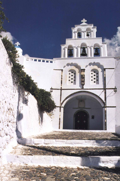 Village de Pyrgos, Santorin