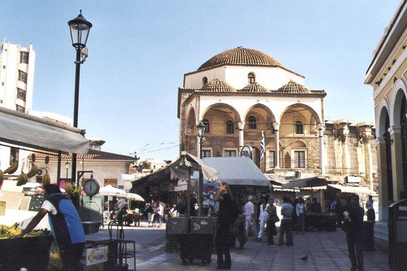 Athènes, place Monastiraki