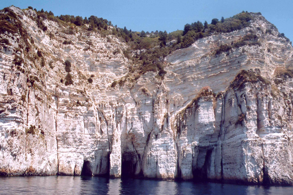 Antipaxos, falaise