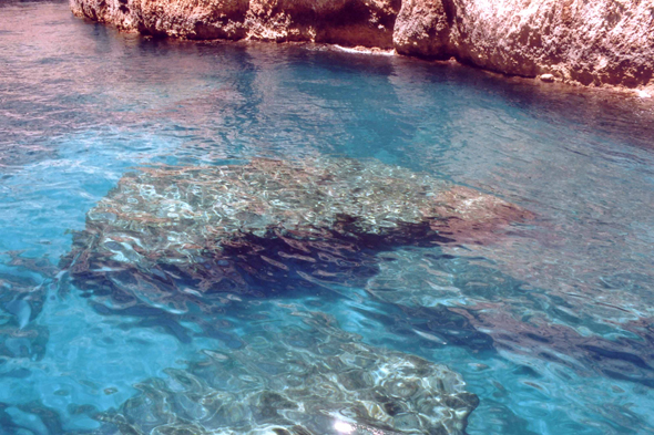 Antipaxos, grotte bleue