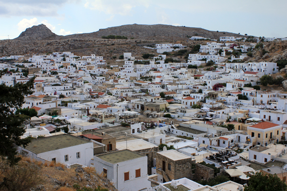 Lindos, vue