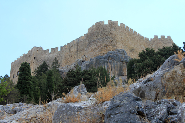 Lindos, remparts