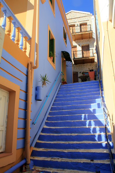 Symi, escalier bleu