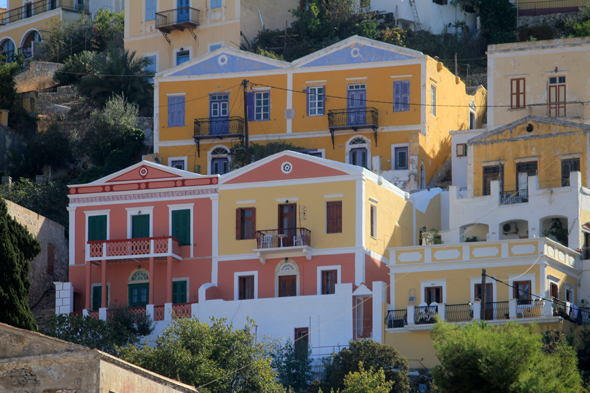 Maisons, Grèce, Symi