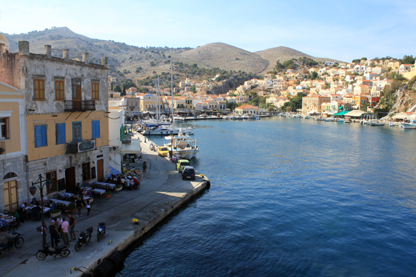 Symi, port, Grèce