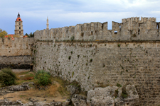Rhodes, remparts, Gr&egrave;ce