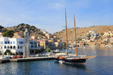 Simi, port, Gr&egrave;ce