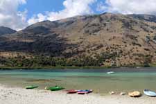 Cr&egrave;te, lac Kournas, panorama