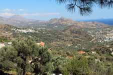 Cr&egrave;te, Sellia, paysage
