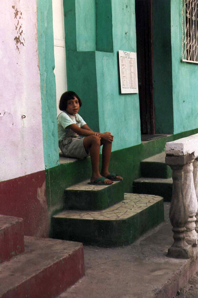 Guatemala, Flores, jeune fille