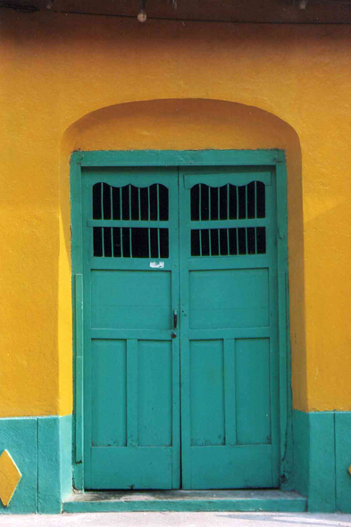 Guatemala, Flores, portail