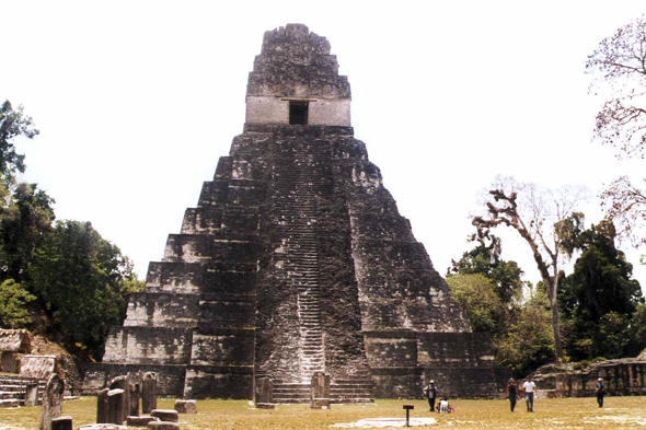 Temple I, Tikal, vue