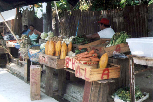 Guatemala, Livingston, marché