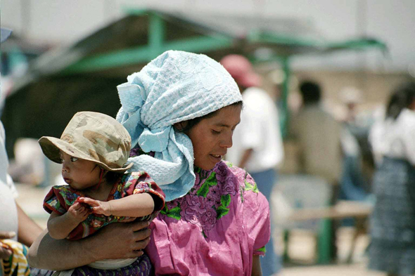 San Francisco de Alto, indienne, enfant