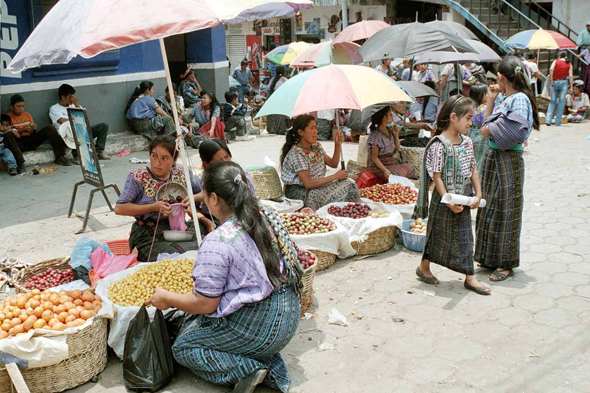 Santiago Atitlá, marché