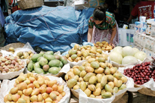 Guatemala, Antigua, march&eacute;
