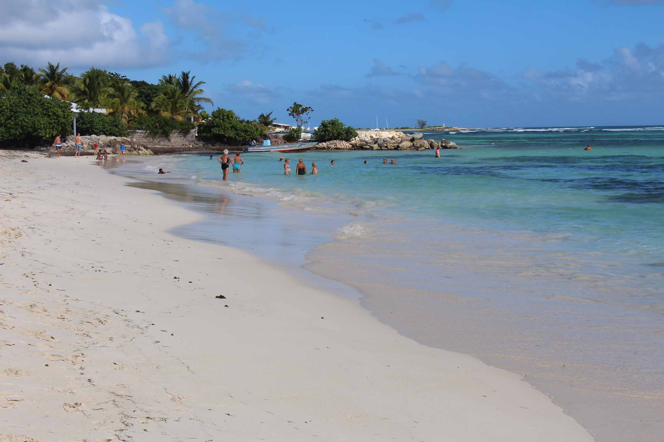 Guadeloupe, Saint-François, plage des Raisins Clairs