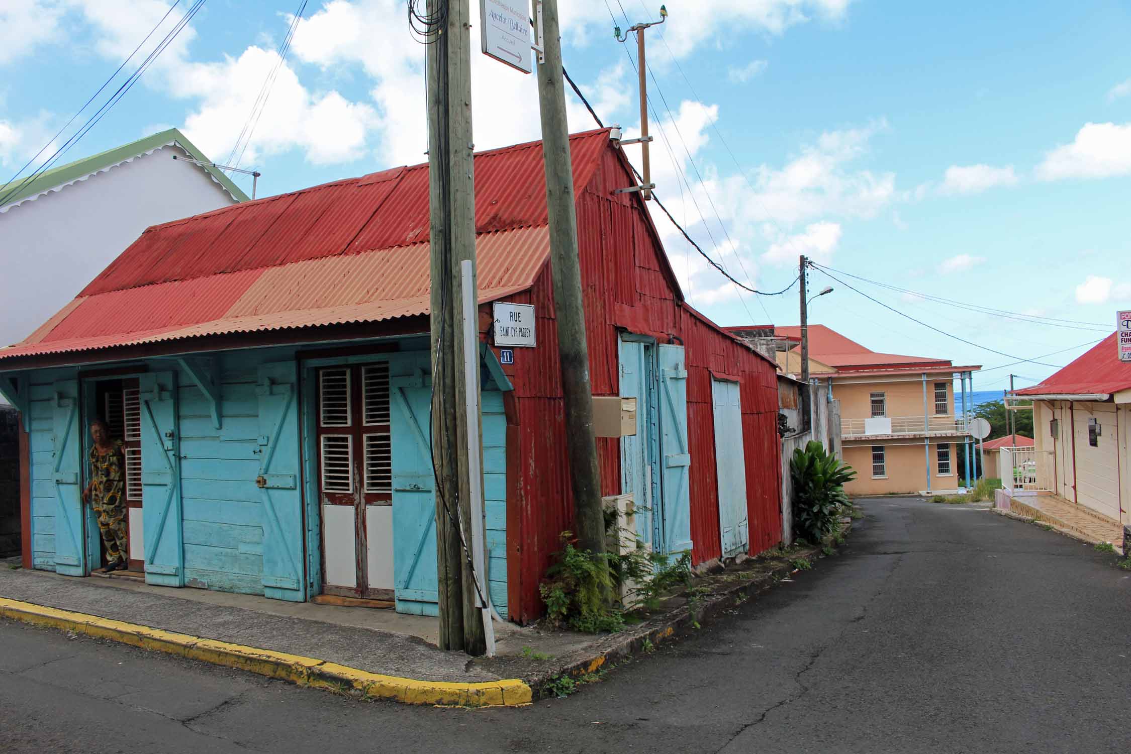 Guadeloupe, Pointe-Noire, maison typique