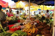 Pointe-&agrave;-Pitre, march&eacute; St-Antoine, fruits