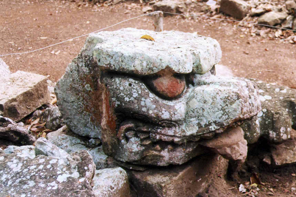 Copán, tête de serpent