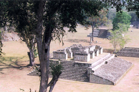 Copán, terrain, jeu de balle