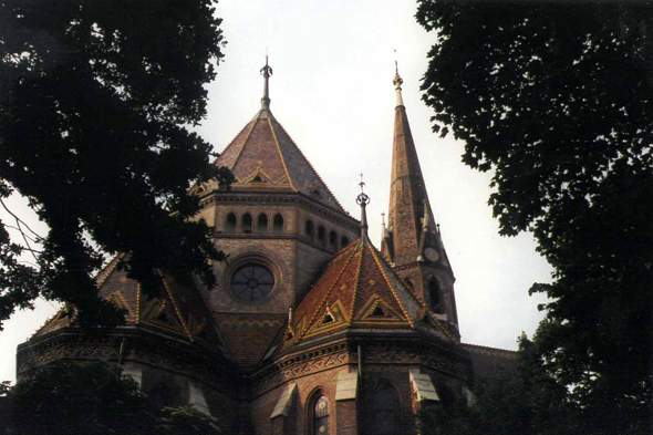 Budapest, Viziváros, église calviniste