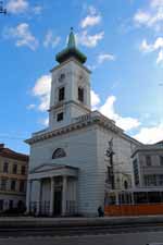 Budapest, &eacute;glise de la place Kalvin