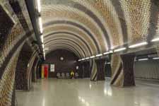 Budapest, station de m&eacute;tro Szent Gell&eacute;rt t&eacute;r