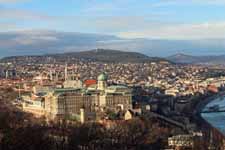 Budapest, panorama, ch&acirc;teau royal