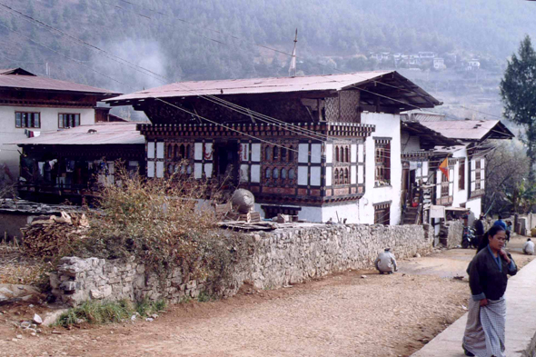Une rue typique de Thimphu