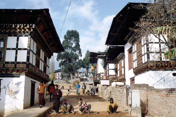 Jolie vue de Thimphu