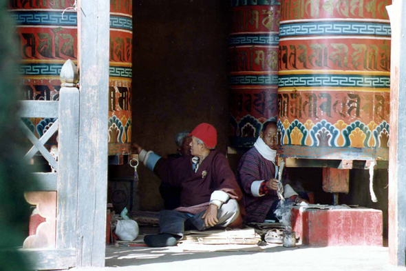 Thimphu, Moulins à prières