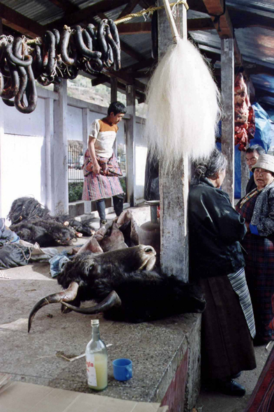 Le marché de Thimphu