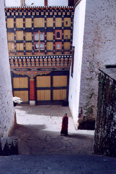 Rinpung Dzong, cour