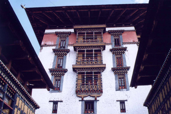 Rinpung Dzong, bois