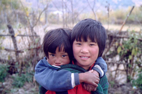 Enfants à Paro